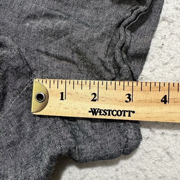 Soho Street NY&C Women's Large Linen Blend 3" Inseam Drawstring Shorts Gray - Picture 11 of 11